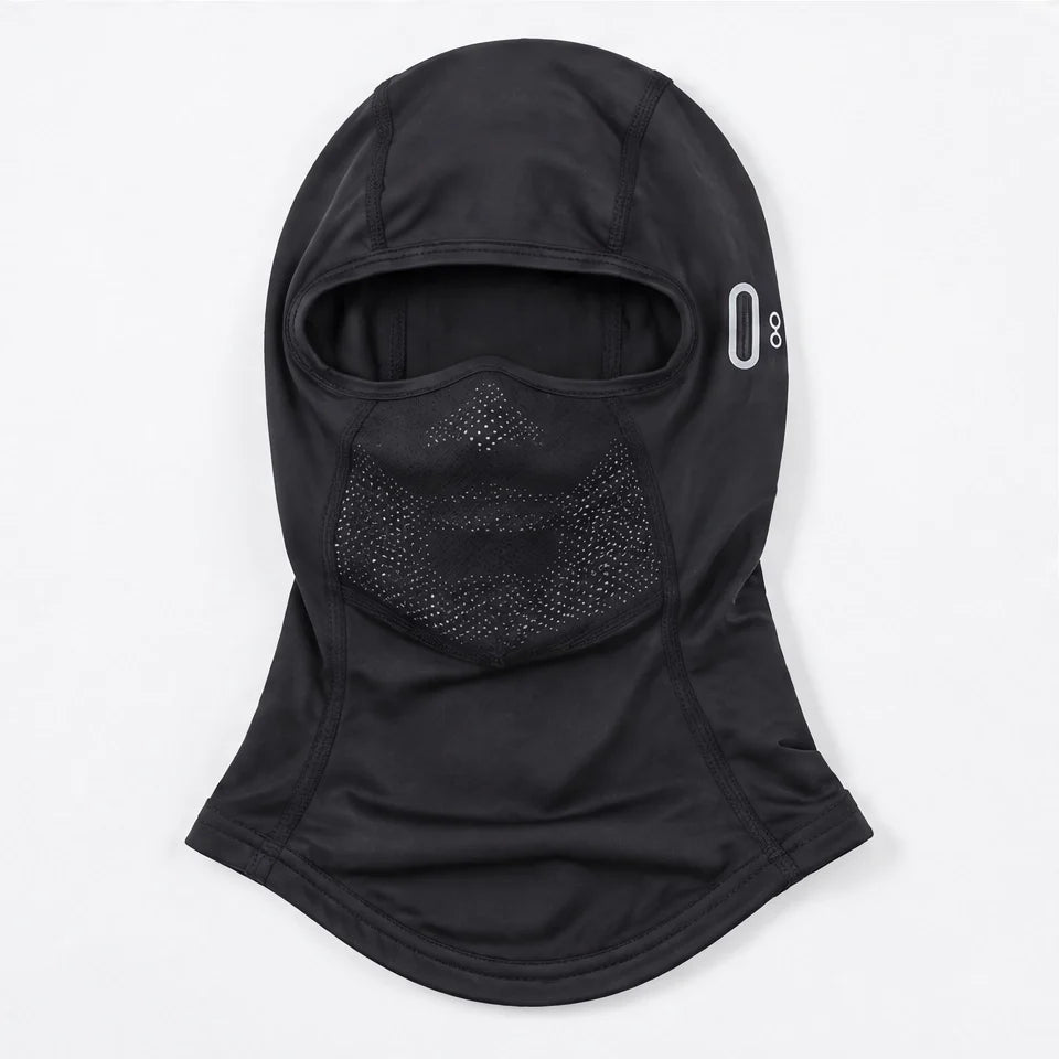 Raise - Unisex Breathable Mesh-Vent Neck Gaiter - Warm black