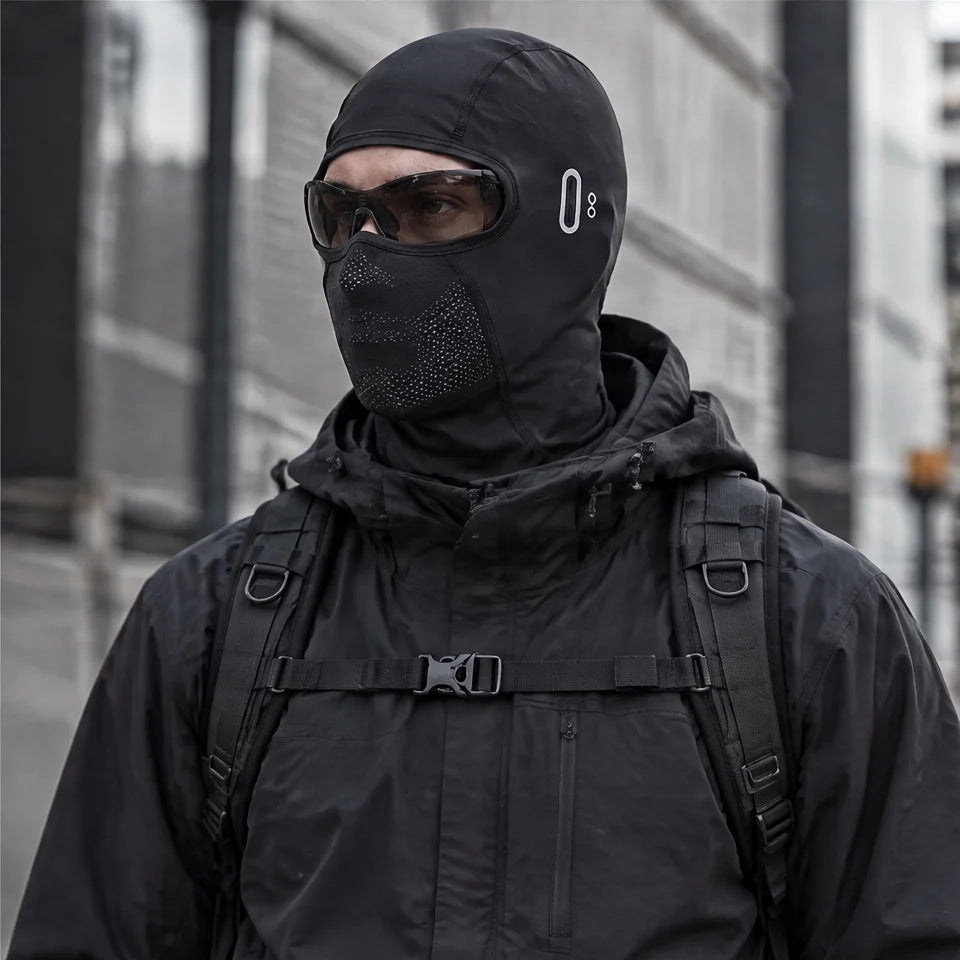 Raise - Unisex Breathable Mesh-Vent Neck Gaiter - Black