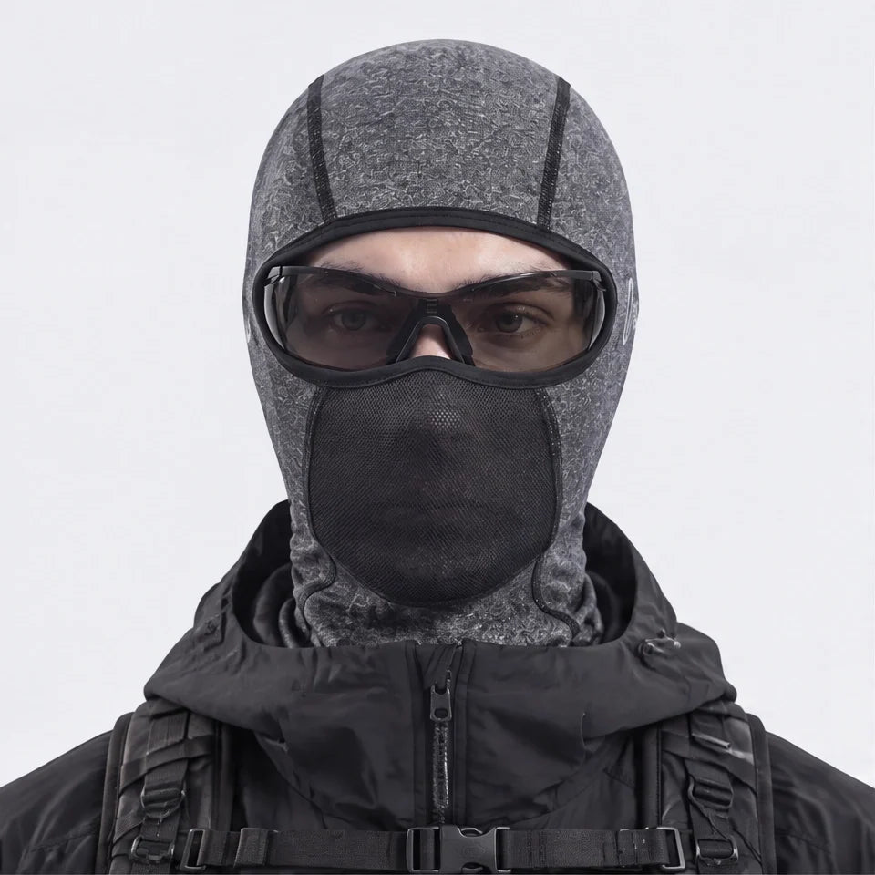 Raise - Unisex Breathable Mesh-Vent Neck Gaiter - Warm Grey