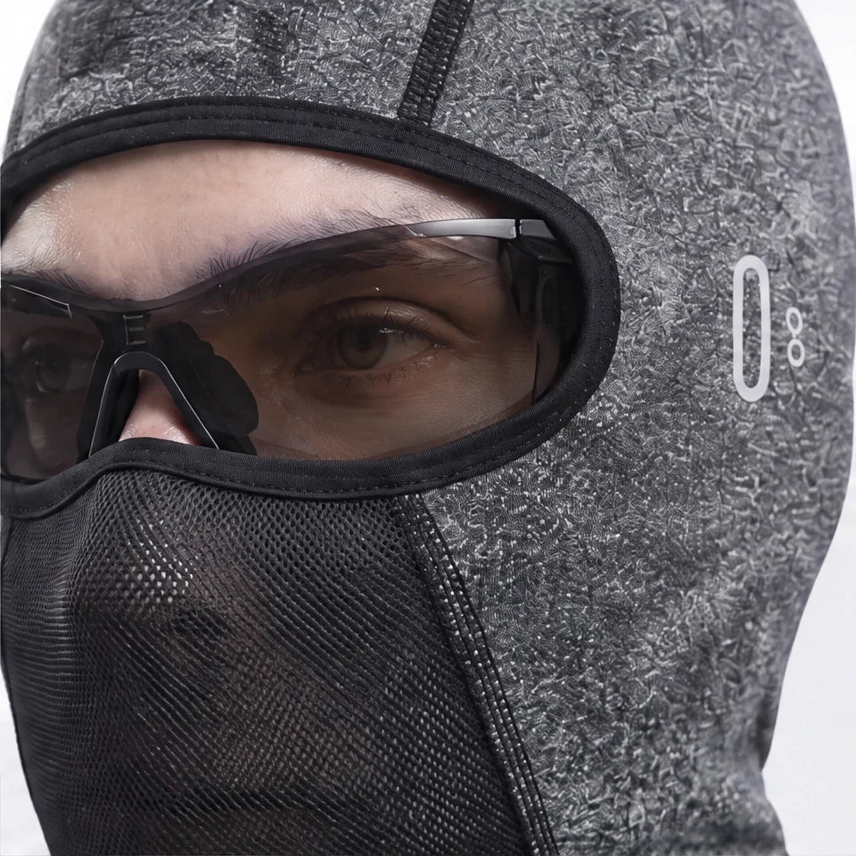 Raise - Unisex Breathable Mesh-Vent Neck Gaiter - Warm Grey