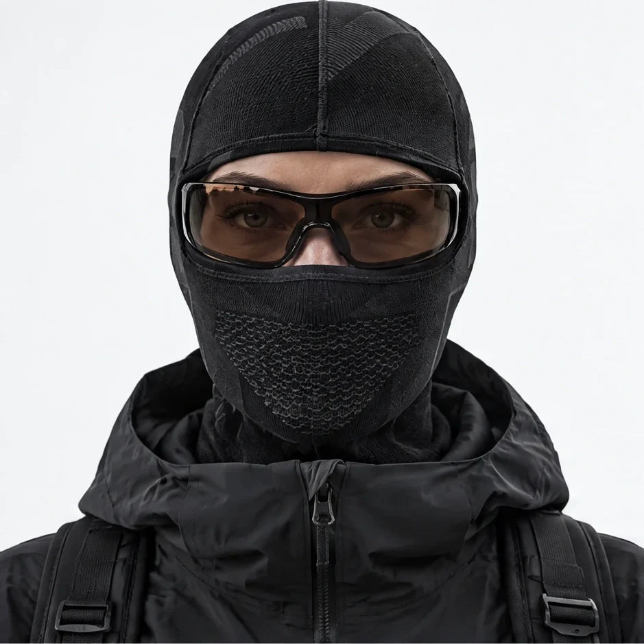 Knott - Unisex Breathable Neck Gaiter - Black