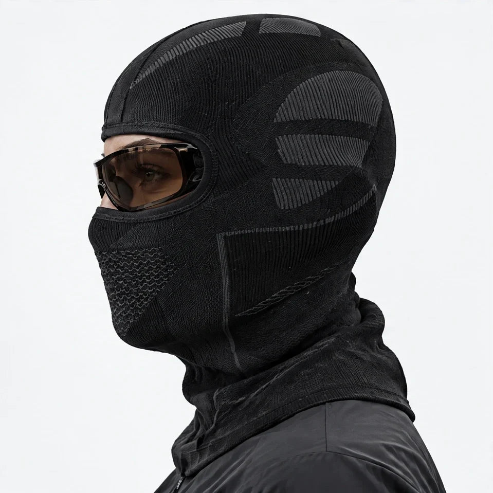 Knott - Unisex Breathable Neck Gaiter - Black