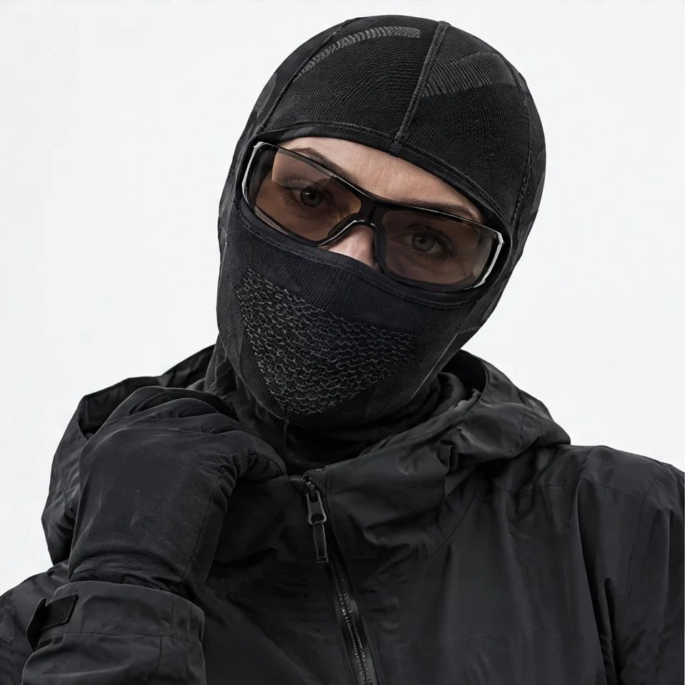 Knott - Unisex Breathable Neck Gaiter - Black