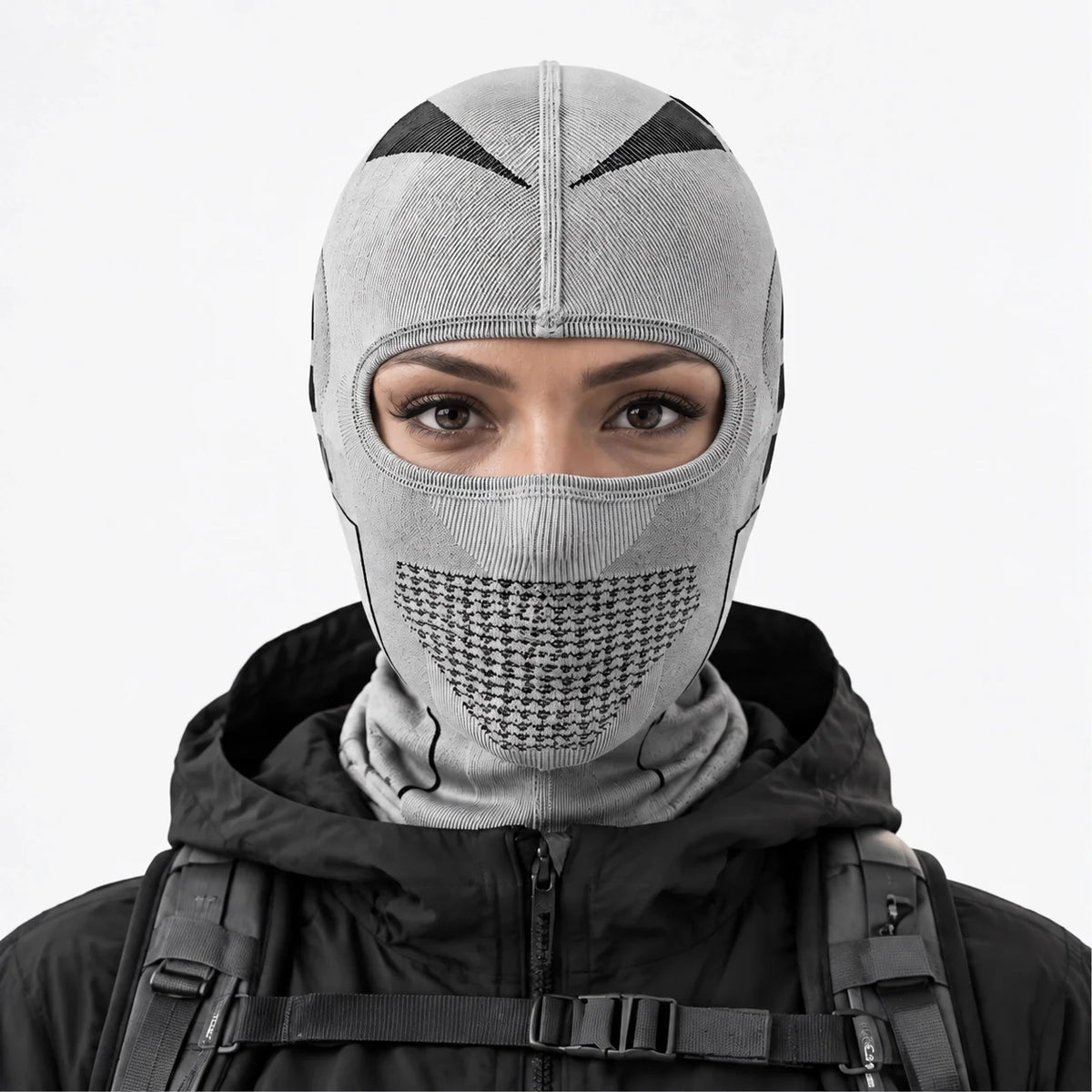 Knott - Unisex Breathable Neck Gaiter - Light Grey