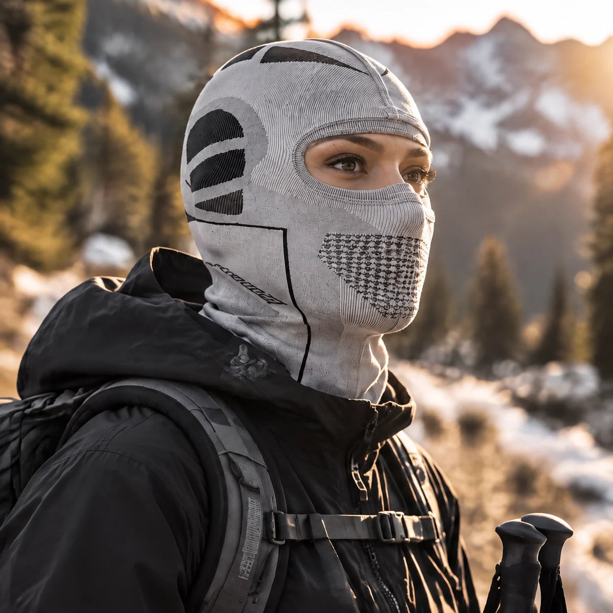 Knott - Unisex Breathable Neck Gaiter - Light Grey