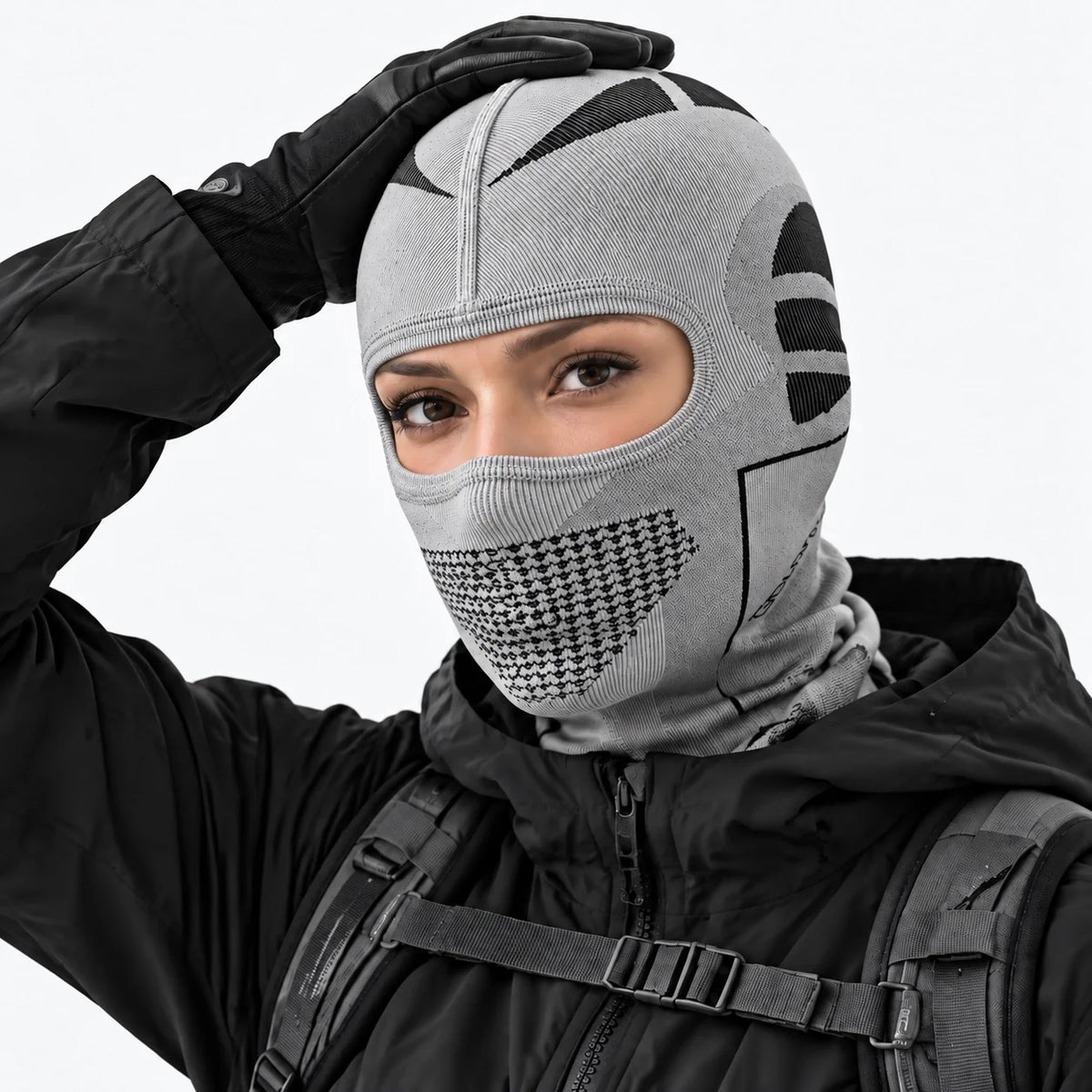 Knott - Unisex Breathable Neck Gaiter - Light Grey