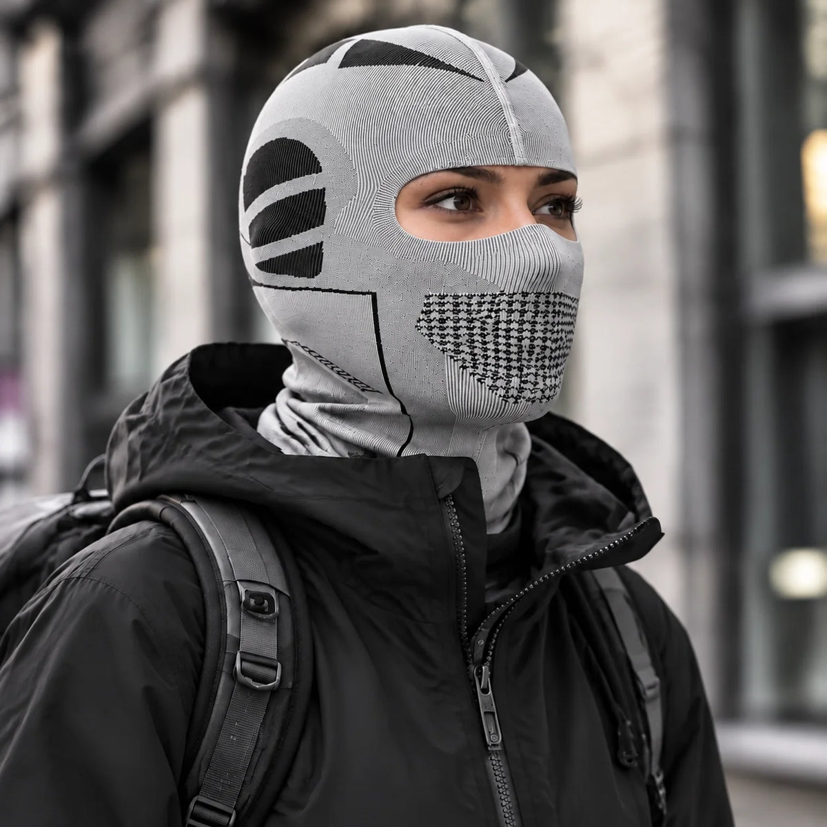Knott - Unisex Breathable Neck Gaiter - Light Grey
