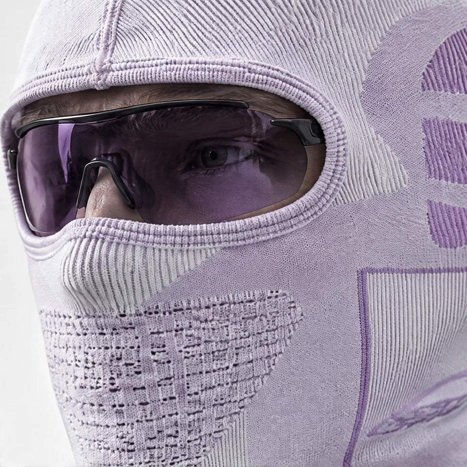 Knott - Unisex Breathable Neck Gaiter - Light purple