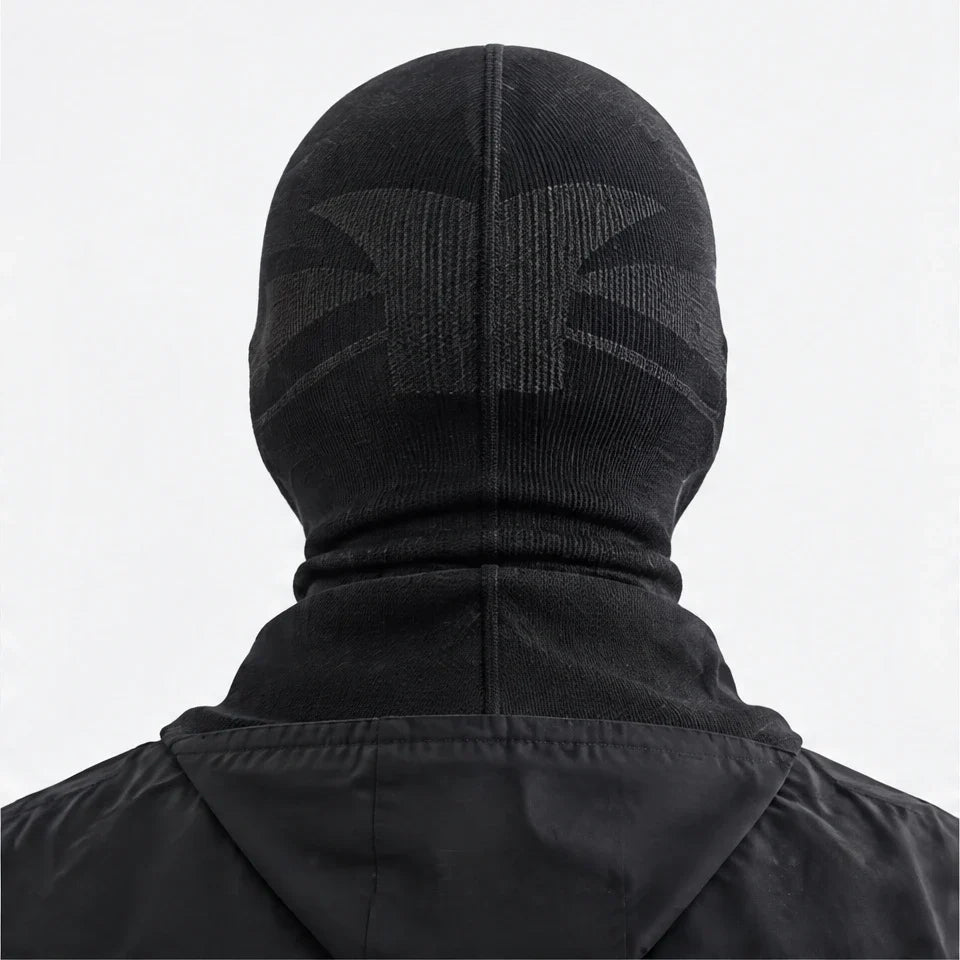 Knott - Unisex Breathable Neck Gaiter - Obsidian Black