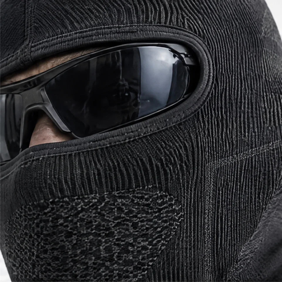 Knott - Unisex Breathable Neck Gaiter - Obsidian Black