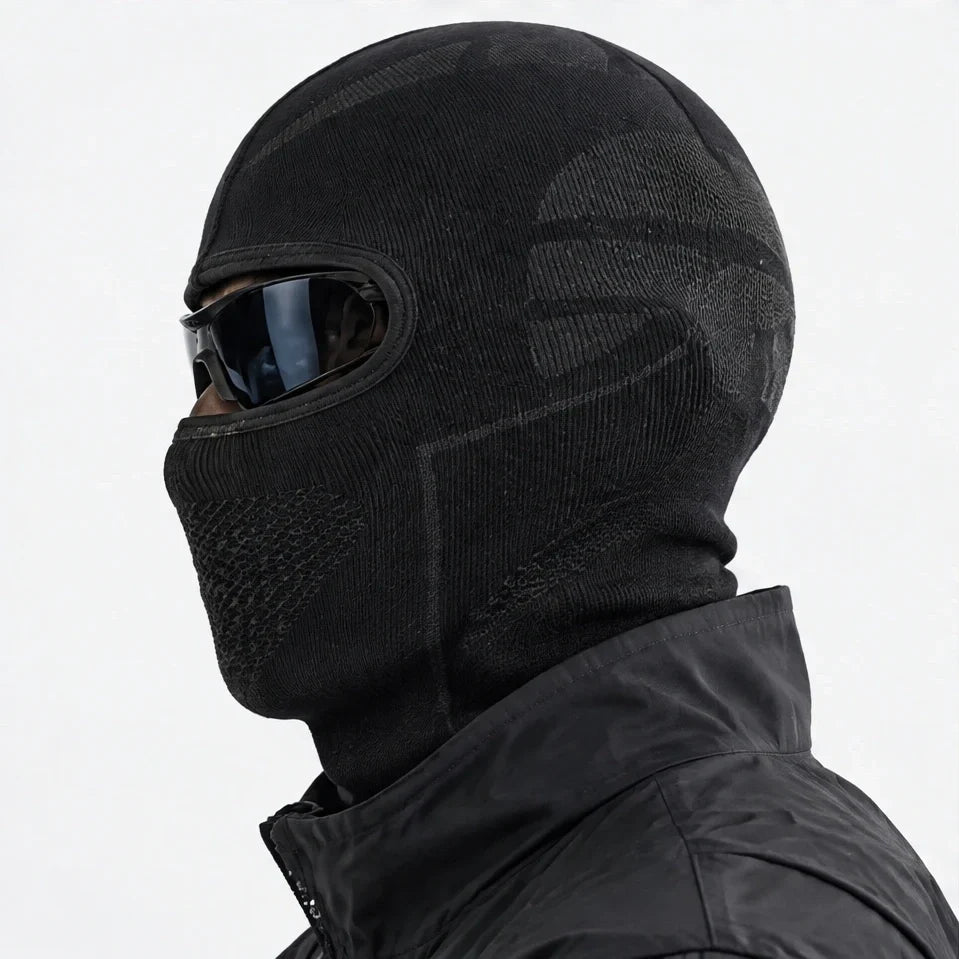 Knott - Unisex Breathable Neck Gaiter - Obsidian Black