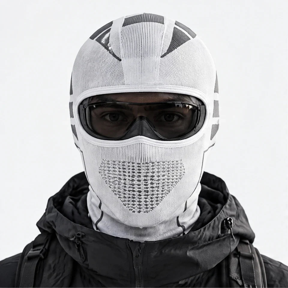 Knott - Unisex Breathable Neck Gaiter - White