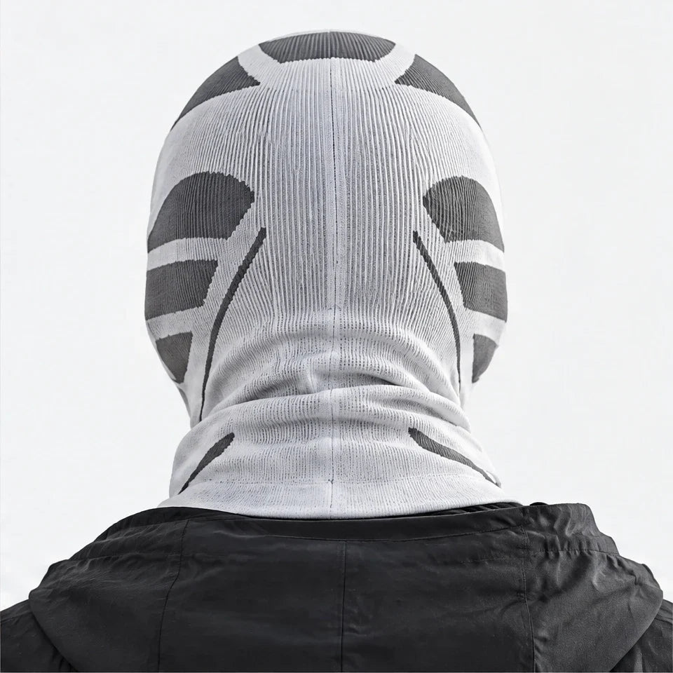 Knott - Unisex Breathable Neck Gaiter - White