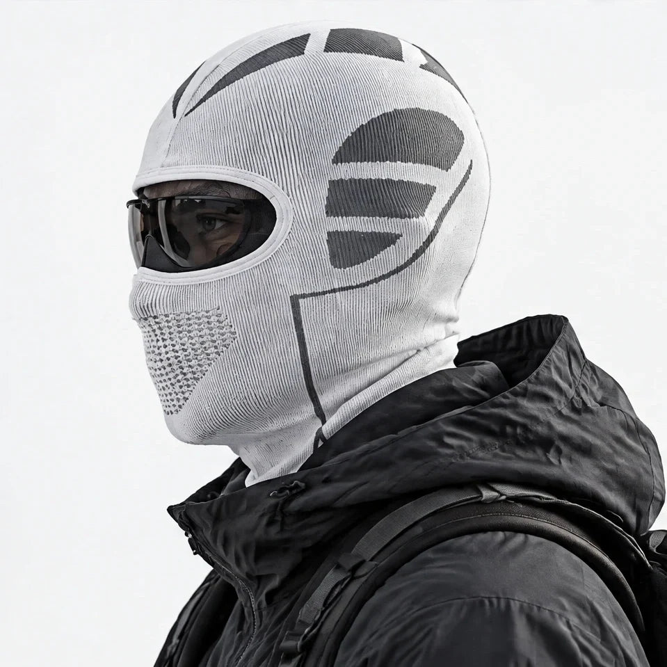 Knott - Unisex Breathable Neck Gaiter - White