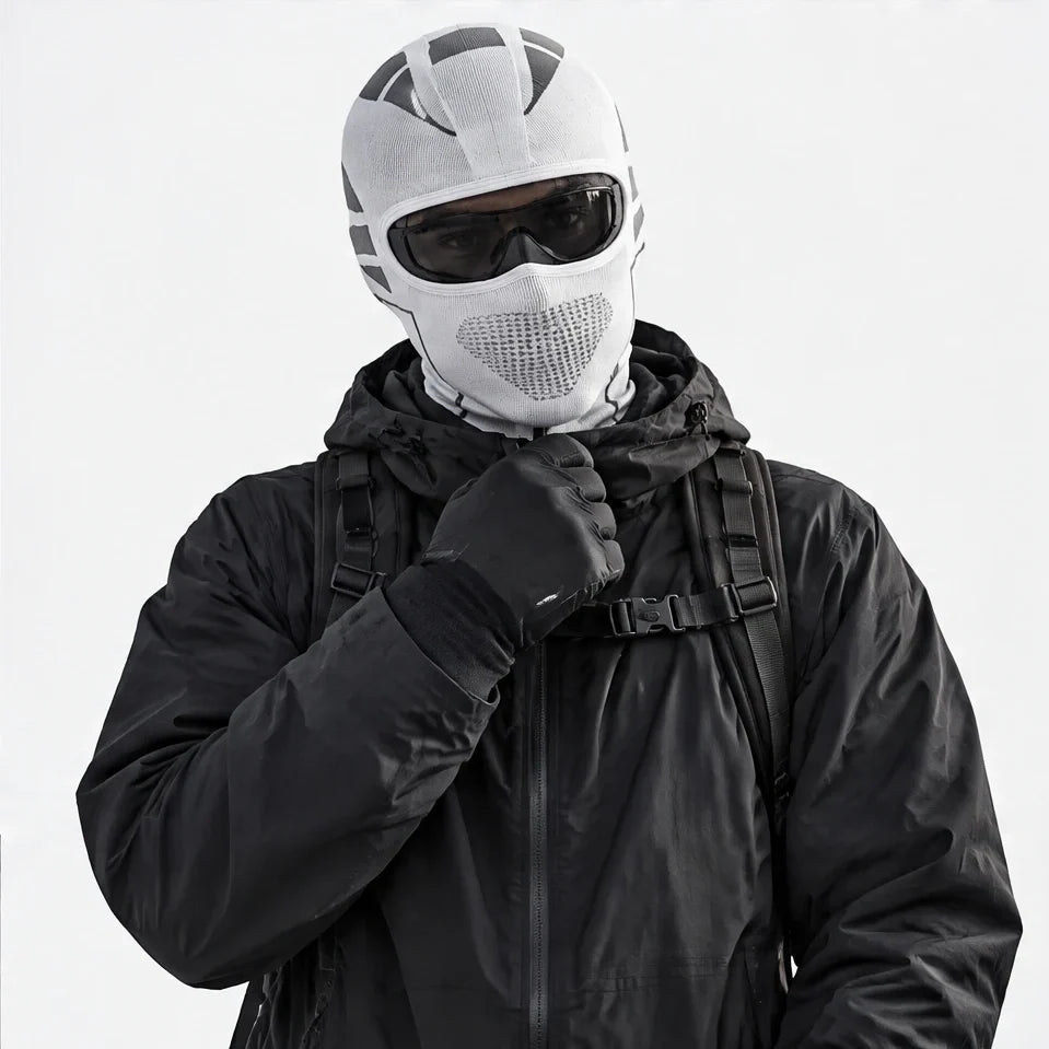 Knott - Unisex Breathable Neck Gaiter - White