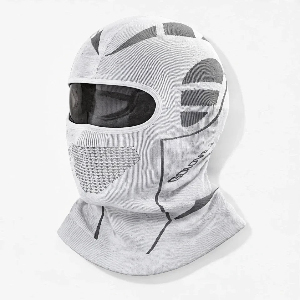 Knott - Unisex Breathable Neck Gaiter - White