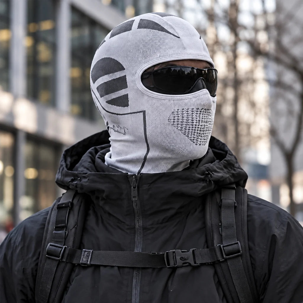 Knott - Unisex Breathable Neck Gaiter - White