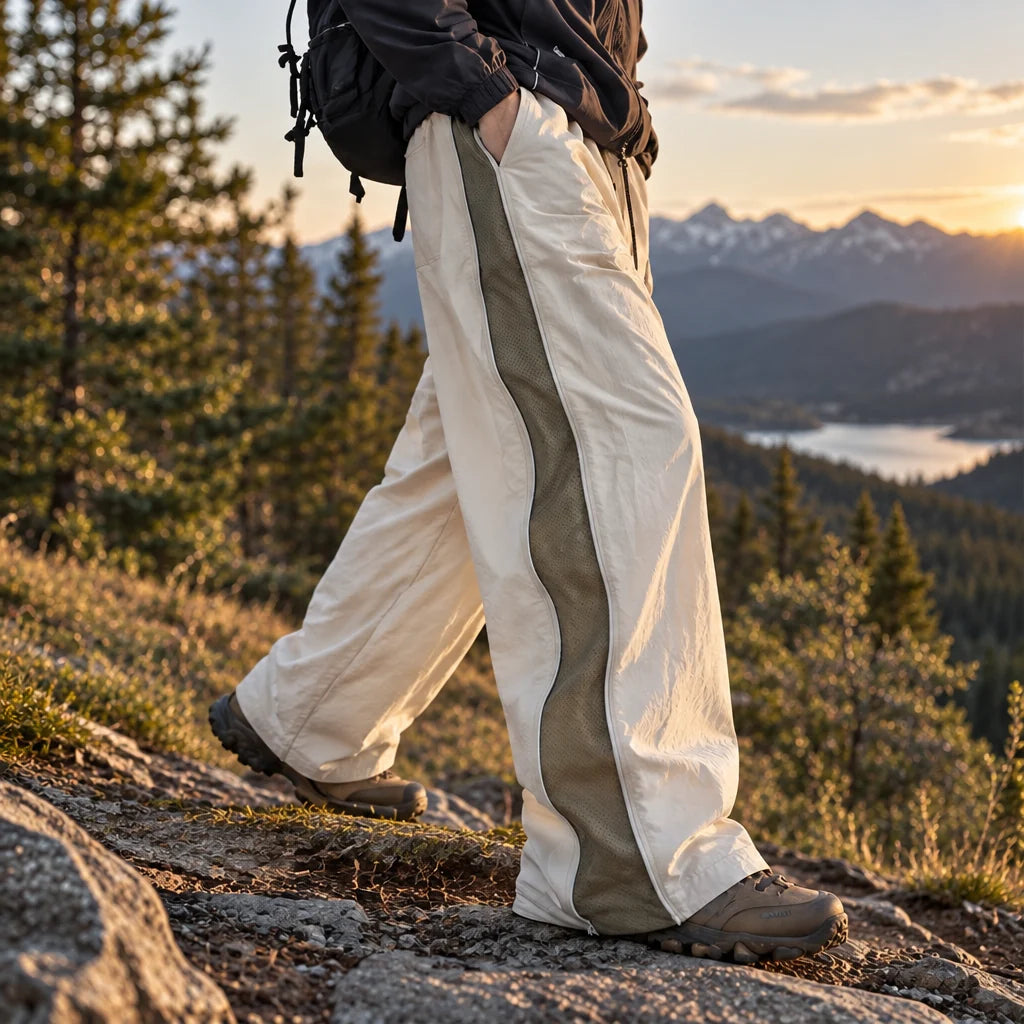 Roke - Unisex Quick-Dry Windproof & Cargo Fit Waterproof Trousers - Apricot