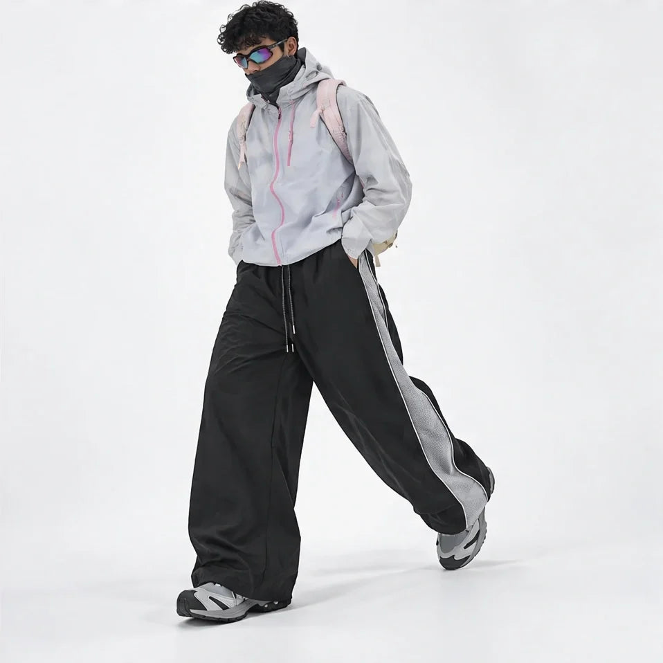 Roke - Unisex Quick-Dry Windproof & Cargo Fit Waterproof Trousers - Black
