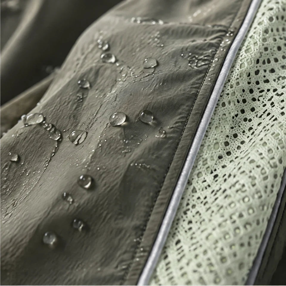 Roke - Unisex Quick-Dry Windproof & Cargo Fit Waterproof Trousers - Green