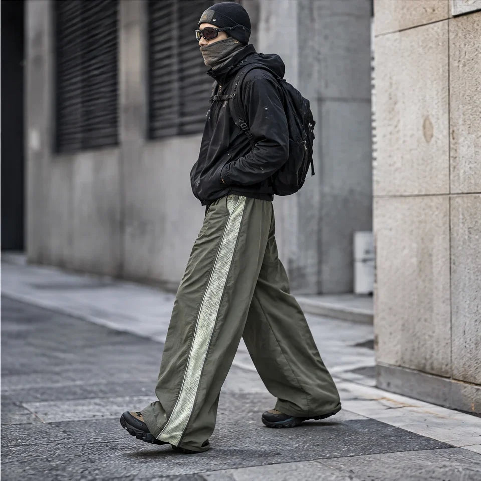 Roke - Unisex Quick-Dry Windproof & Cargo Fit Waterproof Trousers - Green