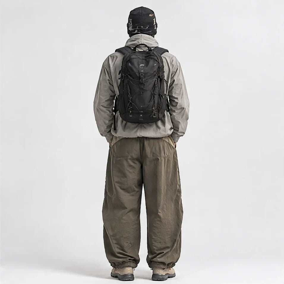 Eyre - Unisex Quick-Dry Windproof & Colour-Block Waterproof Trousers - Camel