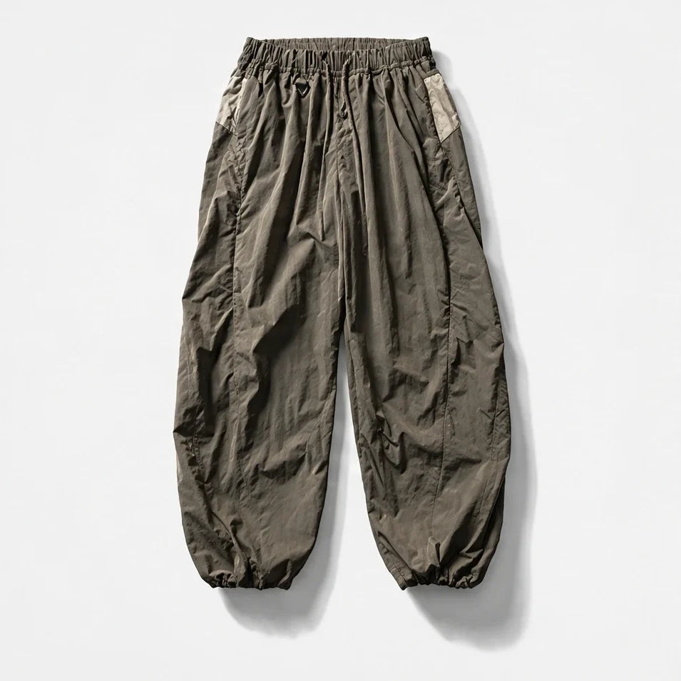 Eyre - Unisex Quick-Dry Windproof & Colour-Block Waterproof Trousers - Camel