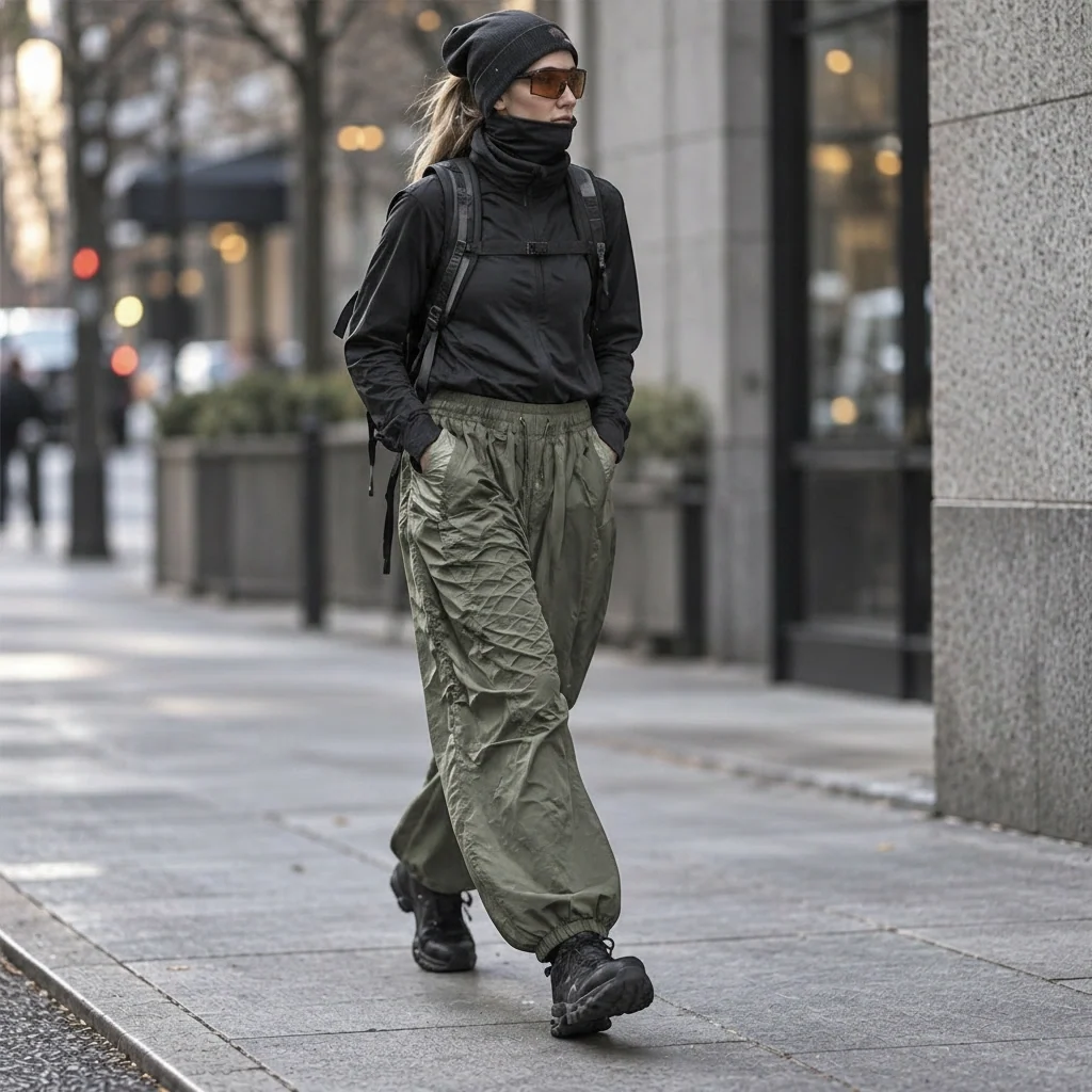 Eyre - Unisex Quick-Dry Windproof & Colour-Block Waterproof Trousers - Light Army Green