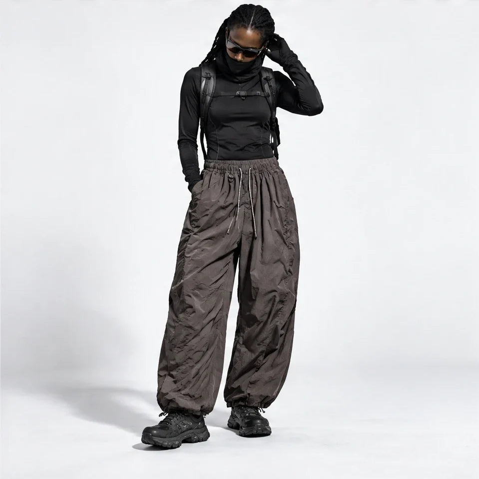 Eyre - Unisex Quick-Dry Windproof & Colour-Block Waterproof Trousers - Mist Purple