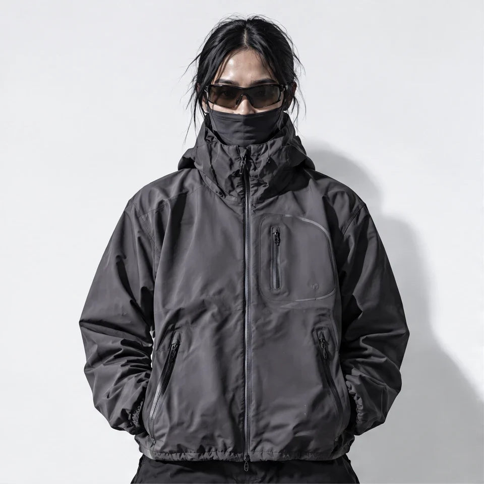 Nirl - Unisex Water-Repellent & Windproof Reflective Lightweight Jacket - Deep Purple