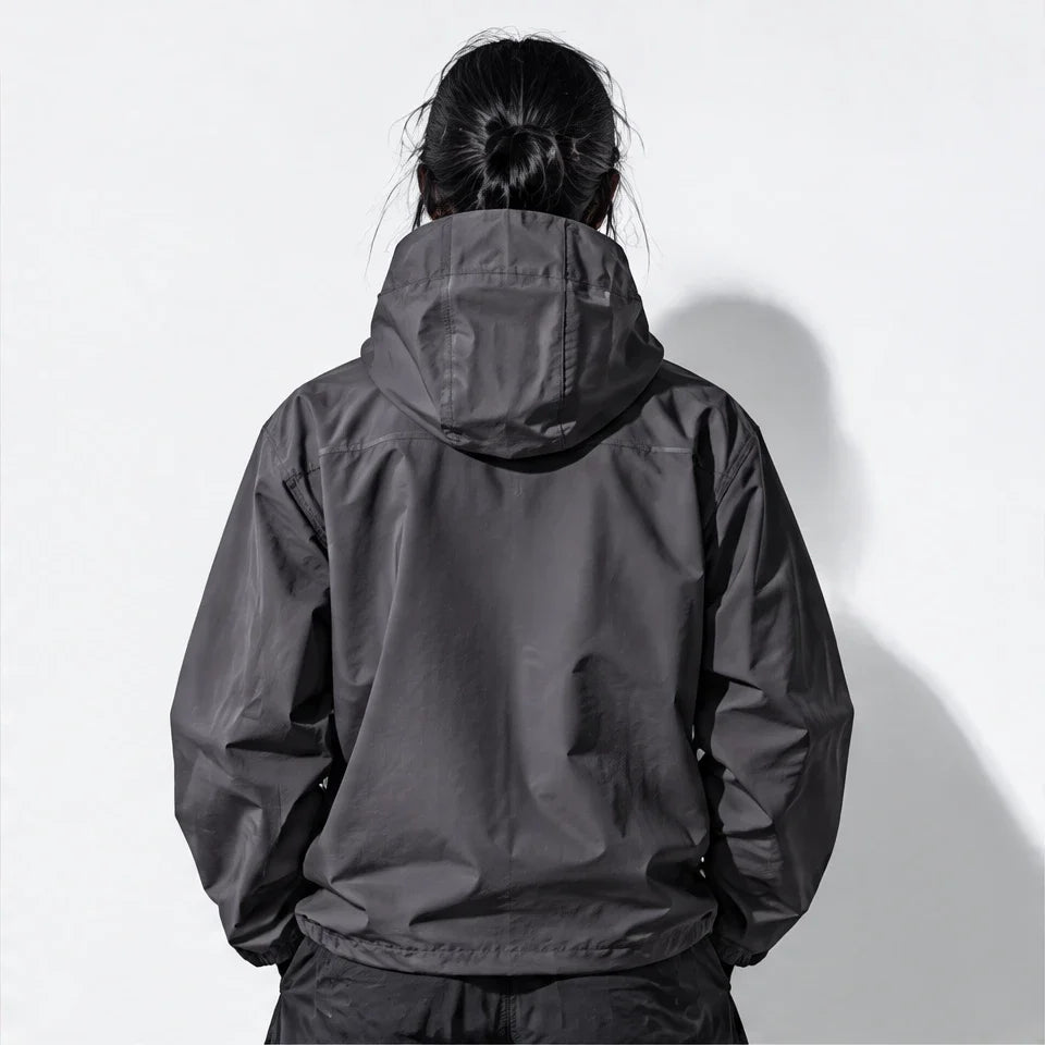 Nirl - Unisex Water-Repellent & Windproof Reflective Lightweight Jacket - Deep Purple