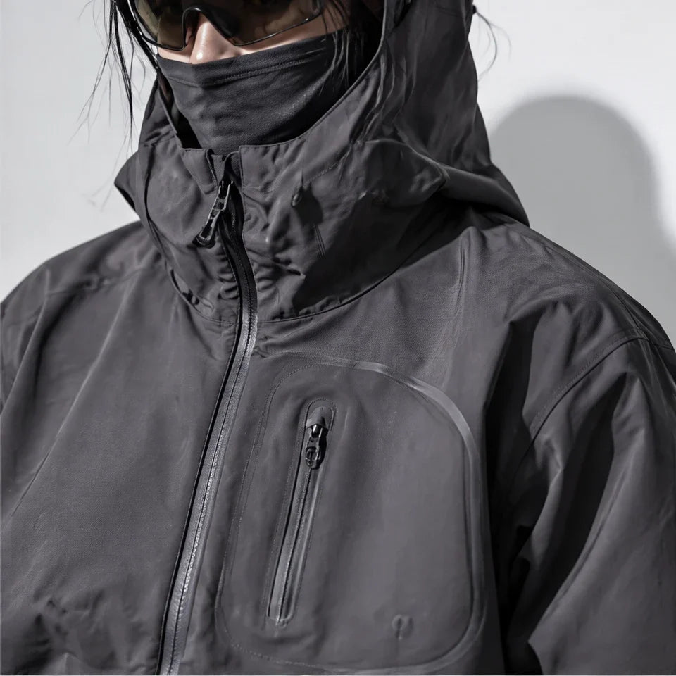 Nirl - Unisex Water-Repellent & Windproof Reflective Lightweight Jacket - Deep Purple