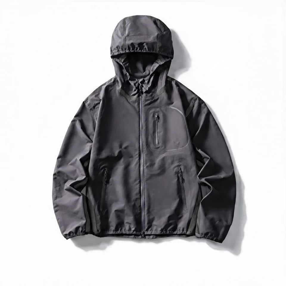 Nirl - Unisex Water-Repellent & Windproof Reflective Lightweight Jacket - Deep Purple