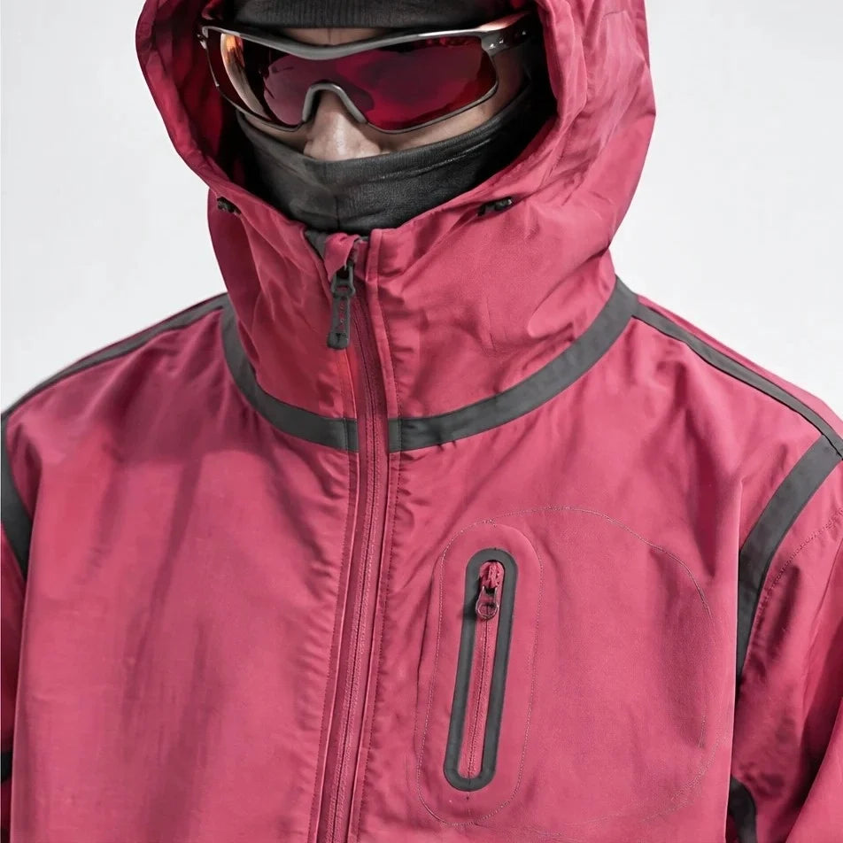Nirl - Unisex Water-Repellent & Windproof Reflective Lightweight Jacket - Pink