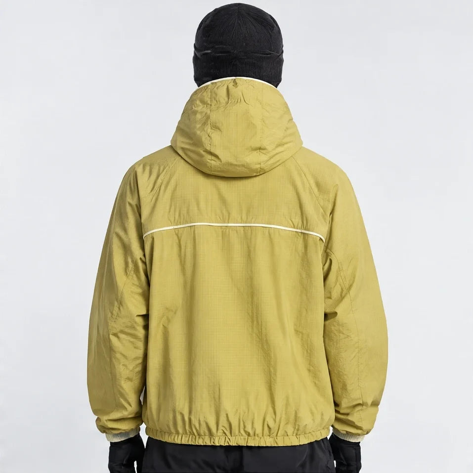 Birl - Unisex Water-Repellent & Windproof Colour-Block Lightweight Jacket - Yellow