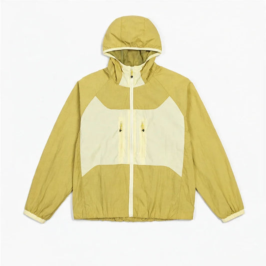 Birl - Unisex Water-Repellent & Windproof Colour-Block Lightweight Jacket - Yellow