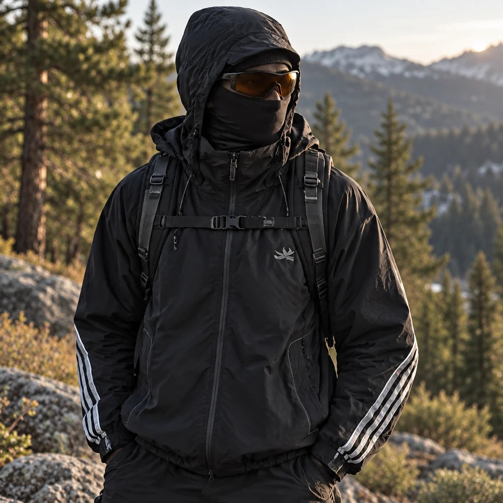 Spall - Unisex Water-Repellent & Windproof Triple-Protection Lightweight Jacket - Black