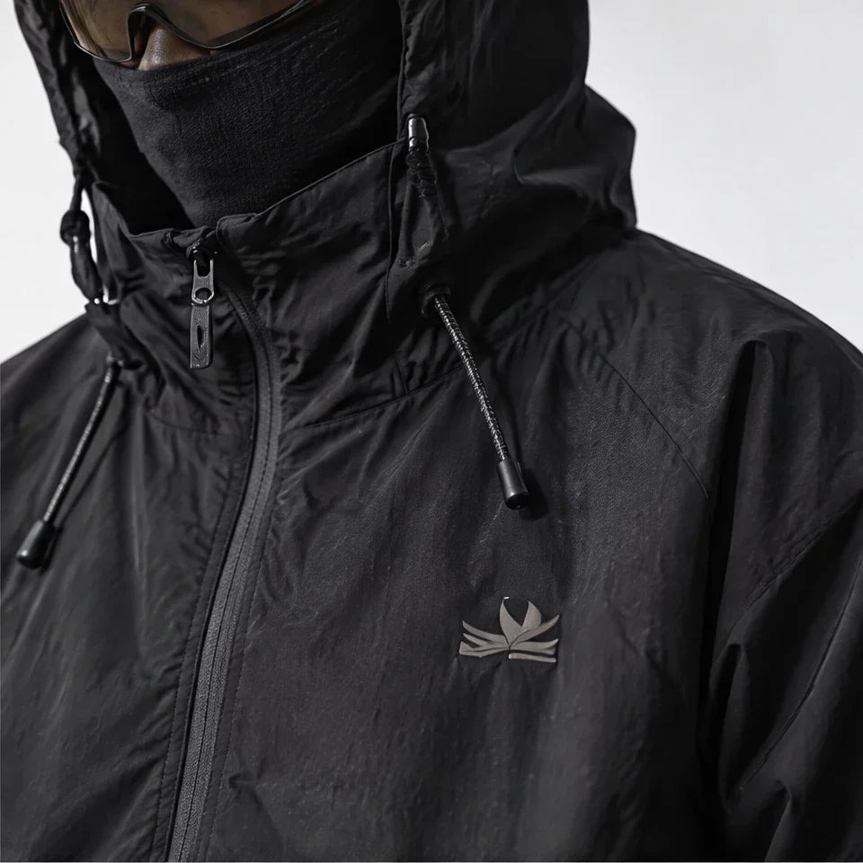 Spall - Unisex Water-Repellent & Windproof Triple-Protection Lightweight Jacket - Black