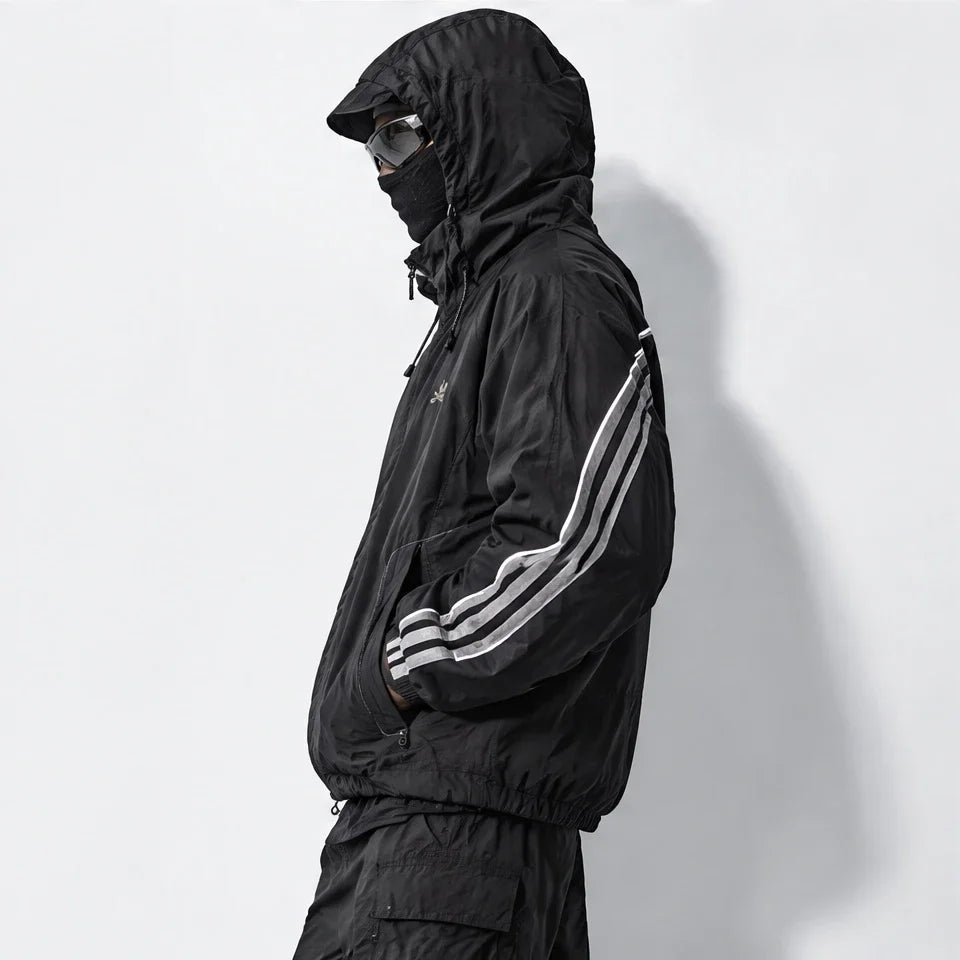 Spall - Unisex Water-Repellent & Windproof Triple-Protection Lightweight Jacket - Black