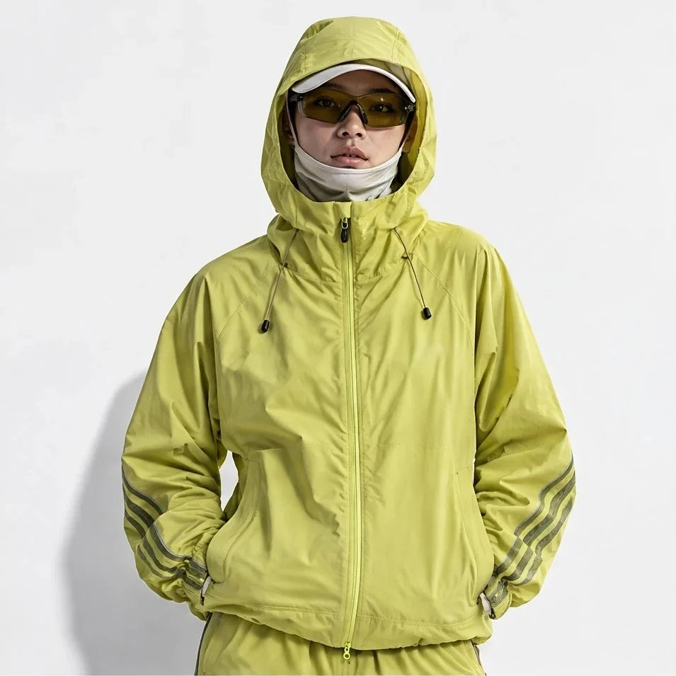 Spall - Unisex Water-Repellent & Windproof Triple-Protection Lightweight Jacket - Fluorescent Green