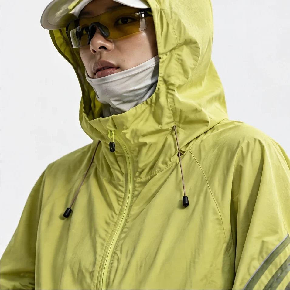 Spall - Unisex Water-Repellent & Windproof Triple-Protection Lightweight Jacket - Fluorescent Green