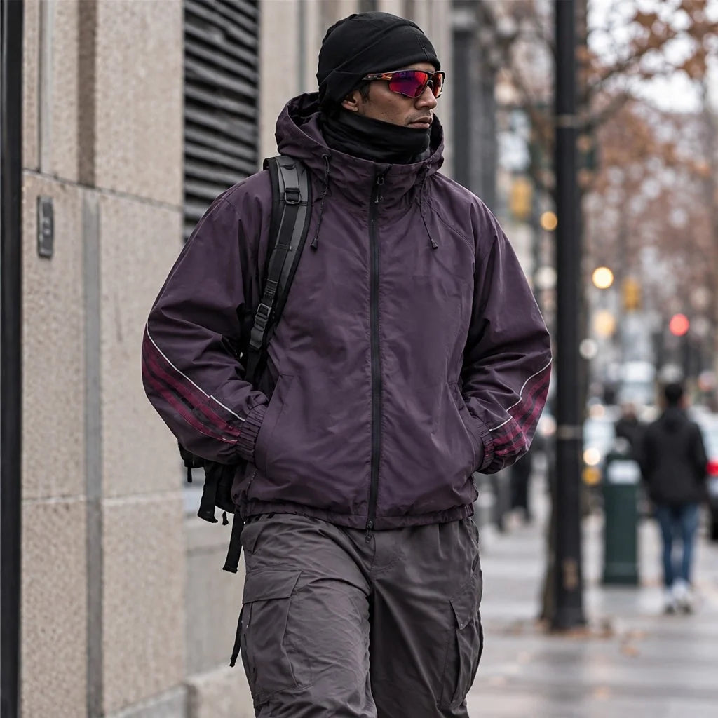 Spall - Unisex Water-Repellent & Windproof Triple-Protection Lightweight Jacket - Purple