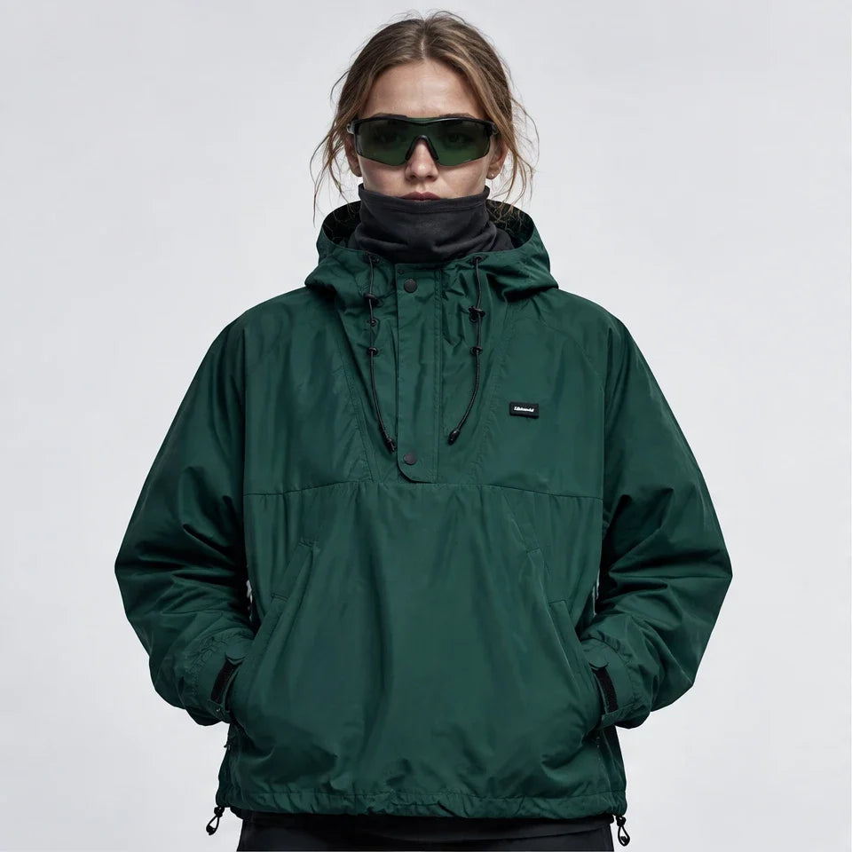 Swell - Unisex Windproof Breathable & Teflon® Waterproof Coat - Dark Green