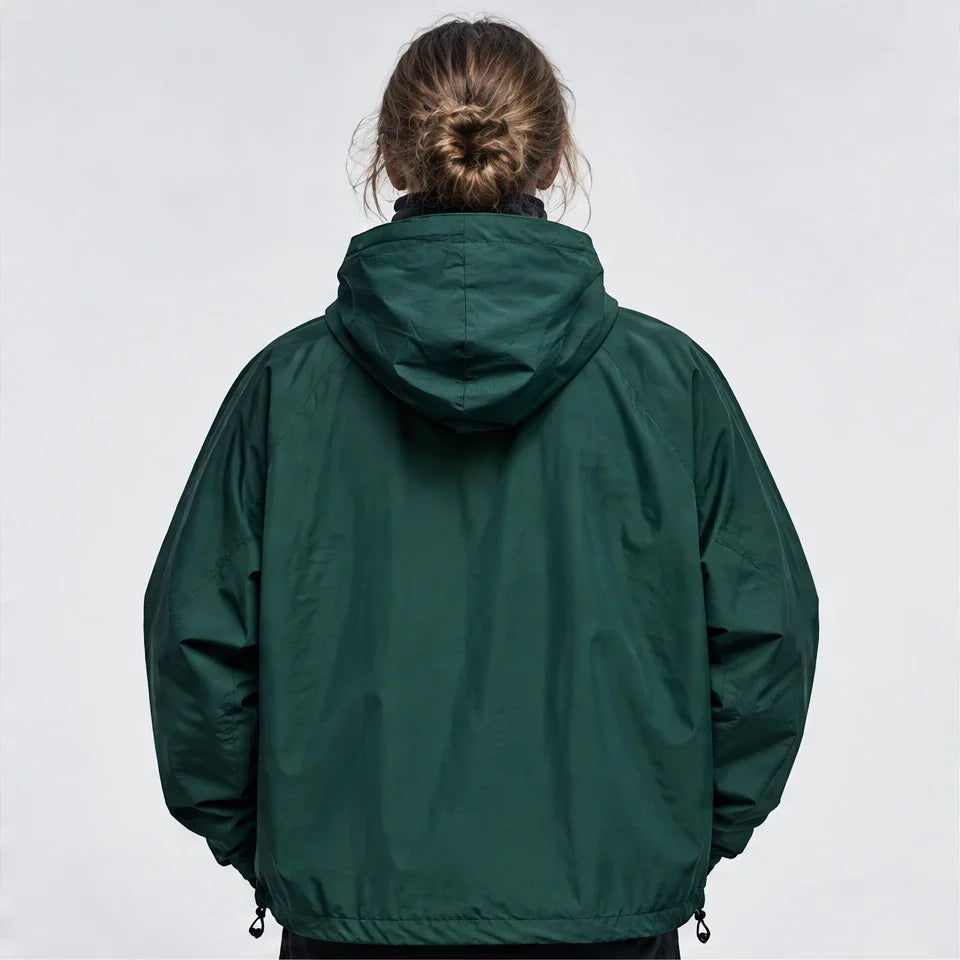 Swell - Unisex Windproof Breathable & Teflon® Waterproof Coat - Dark Green