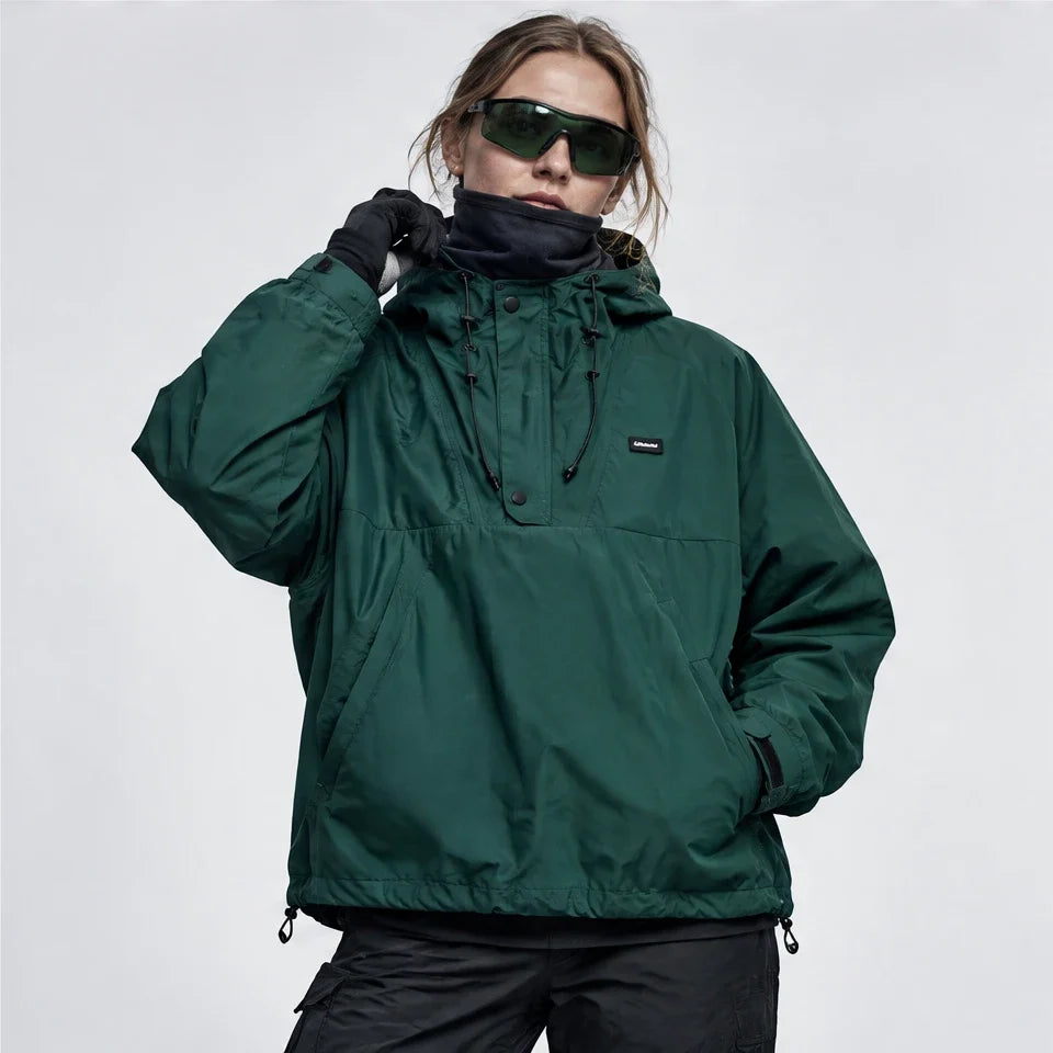 Swell - Unisex Windproof Breathable & Teflon® Waterproof Coat - Dark Green