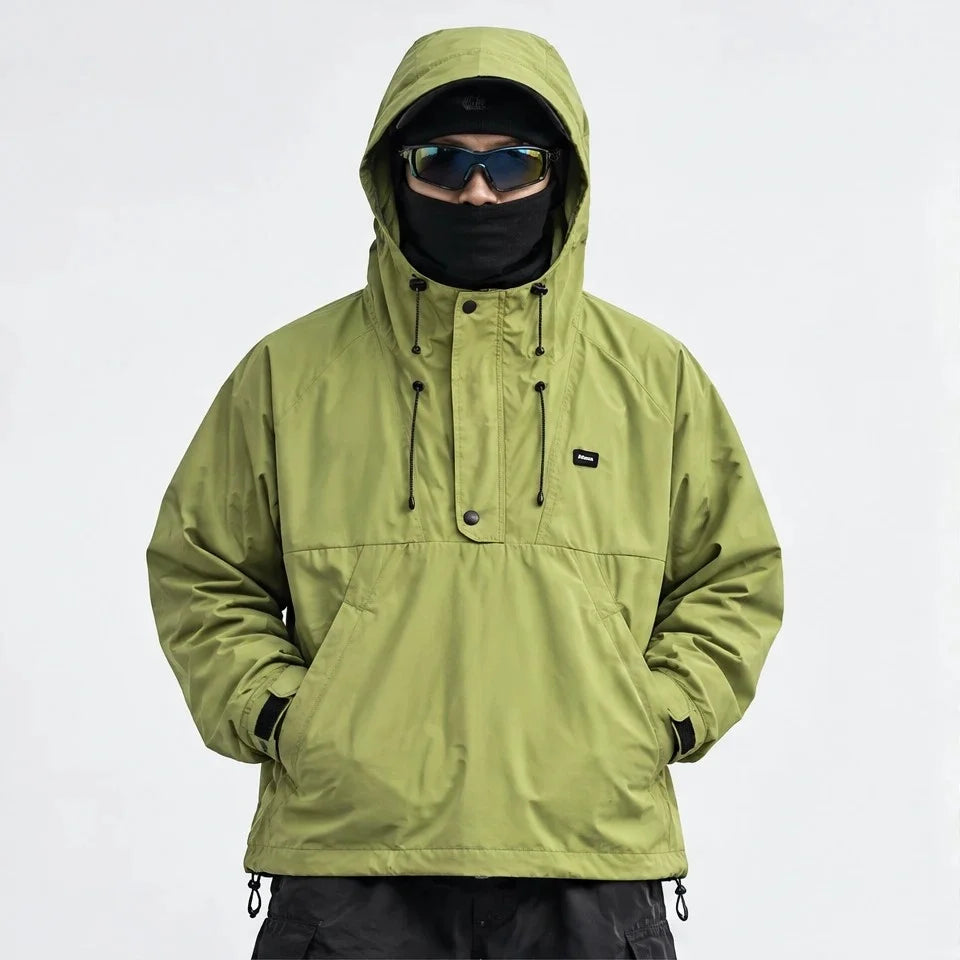 Swell - Unisex Windproof Breathable & Teflon® Waterproof Coat - Fluorescent Green