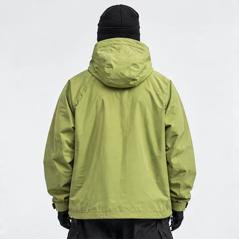 Swell - Unisex Windproof Breathable & Teflon® Waterproof Coat - Fluorescent Green