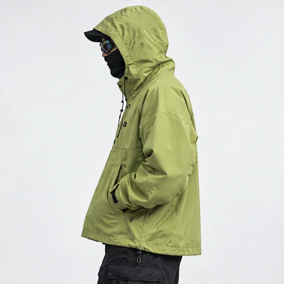 Swell - Unisex Windproof Breathable & Teflon® Waterproof Coat - Fluorescent Green