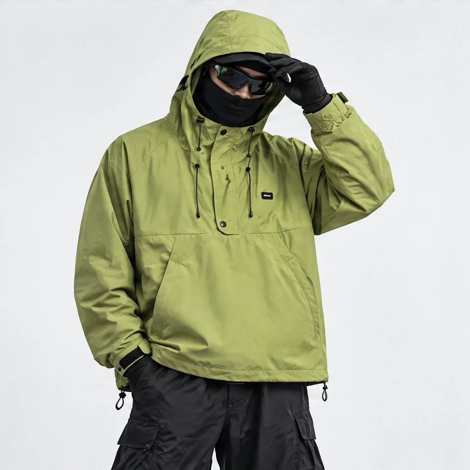 Swell - Unisex Windproof Breathable & Teflon® Waterproof Coat - Fluorescent Green