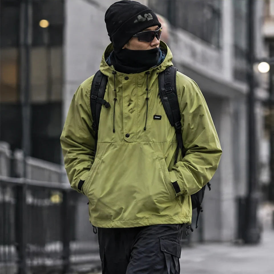 Swell - Unisex Windproof Breathable & Teflon® Waterproof Coat - Fluorescent Green